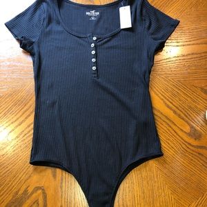 Women’s Hollister size Large black bodysuit NEW